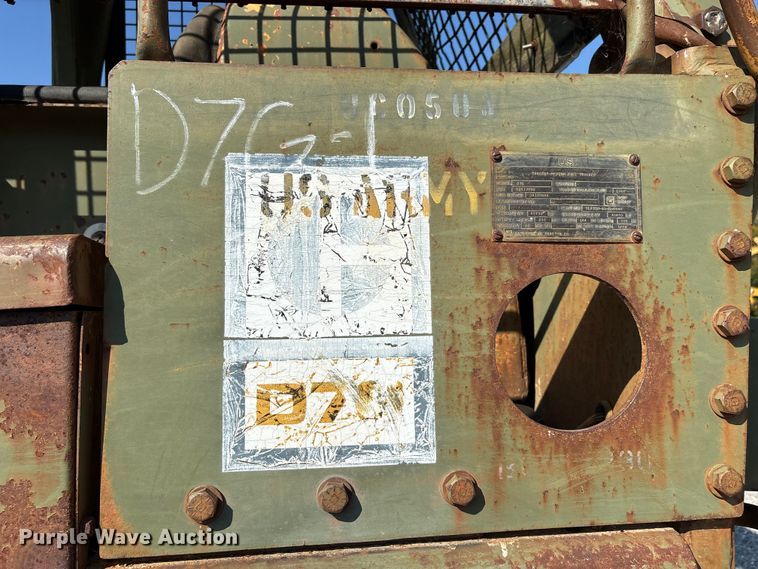image for item DU1463 1984 Caterpillar D7G dozer