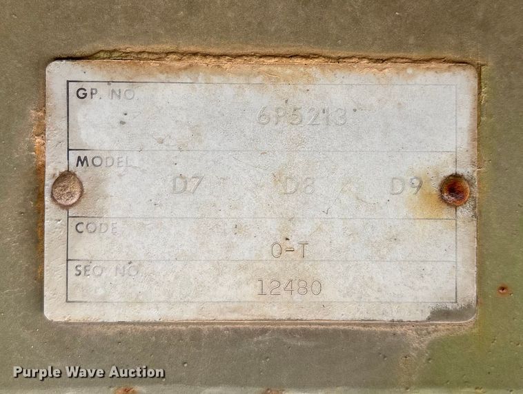 image for item DU1463 1984 Caterpillar D7G dozer