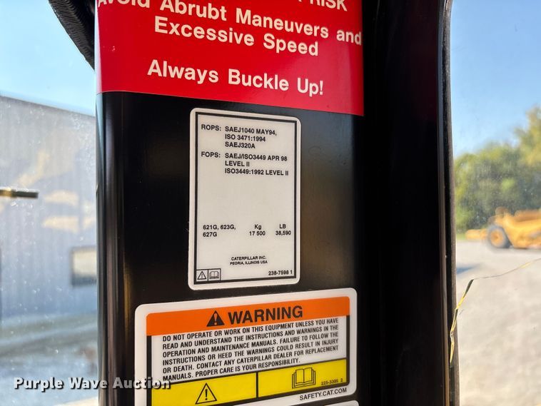 image for item DU1465 2009 Caterpillar 621G scraper