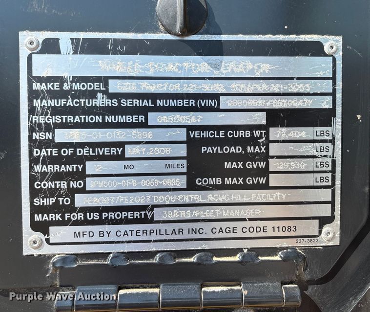 image for item DU1465 2009 Caterpillar 621G scraper