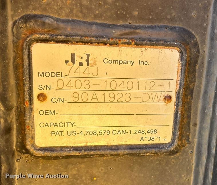 image for item DU1467 2003 John Deere 744J wheel loader