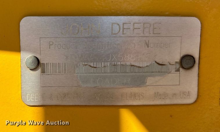 image for item DU1467 2003 John Deere 744J wheel loader