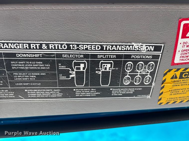 image for item DU1473 1999 Sterling dump truck