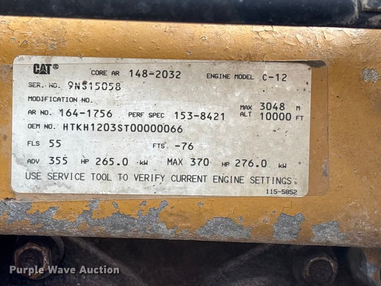 image for item DU1473 1999 Sterling dump truck