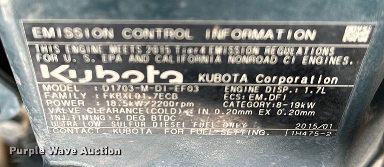 image for item DV0755 2015 Bomag BW120 SL-5 double drum vibratory roller