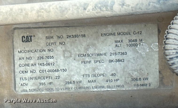 image for item DW4337 2003 Sterling L-Line truck cab and chassis