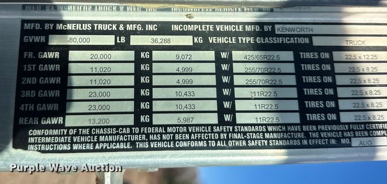 image for item DW4348 2006 Kenworth W900 ready mix truck