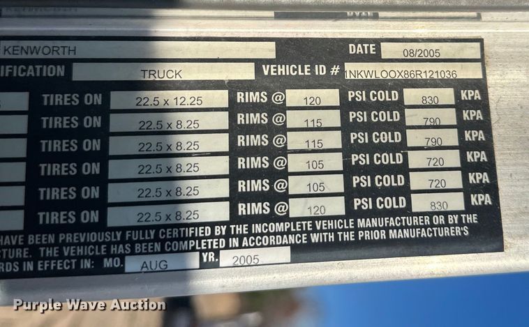 image for item DW4348 2006 Kenworth W900 ready mix truck