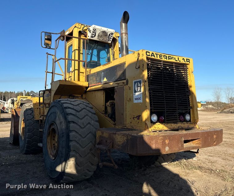 image for item DW4359 1985 Caterpillar 980C wheel loader