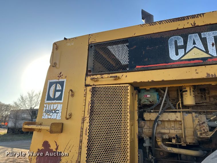 image for item DW4359 1985 Caterpillar 980C wheel loader