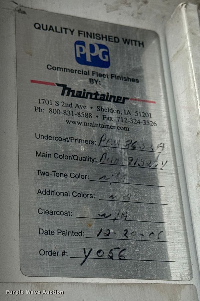 image for item DW6681 Maintainer service truck bed