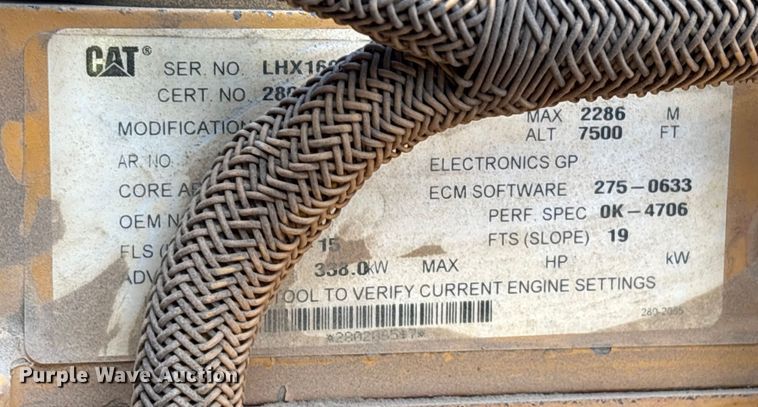 image for item DW7296 2005 Caterpillar 740 articulated haul truck