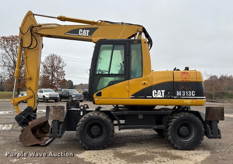 image for item DW7310 2005 Caterpillar M313C wheeled excavator