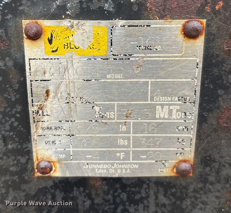 image for item DW7311 2006 Link-Belt HTC 8660 series II crane