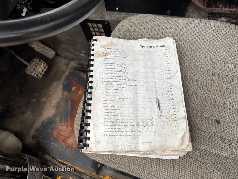 image for item DW7311 2006 Link-Belt HTC 8660 series II crane