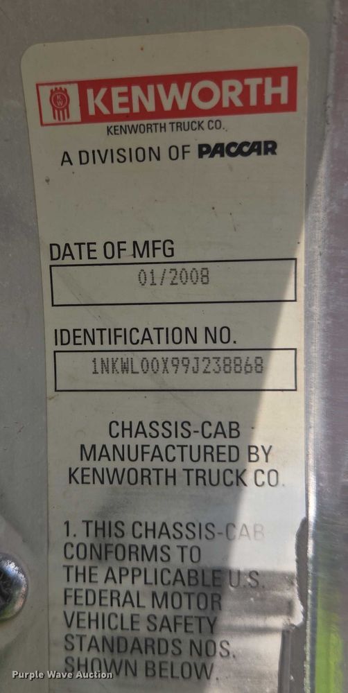 image for item DY1133 2009 Kenworth W900  ready mix truck