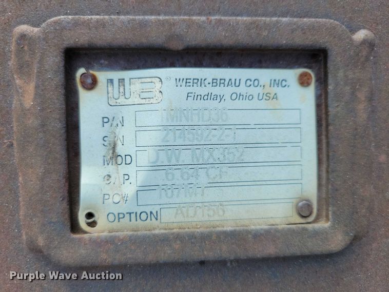 image for item DZ6733 (2) WB excavator buckets