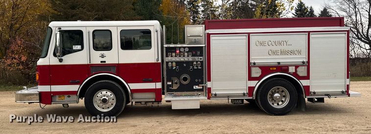 image for item EA2012 2004 American LaFrance Metro pumper fire truck