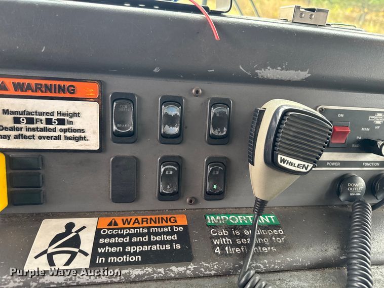 image for item EA2012 2004 American LaFrance Metro pumper fire truck