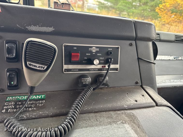 image for item EA2012 2004 American LaFrance Metro pumper fire truck