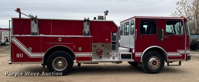 image for item EA2013 1995 Spartan fire truck