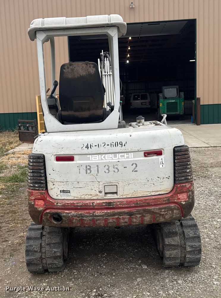 image for item EA2091 2006 Takeuchi TB135 mini excavator