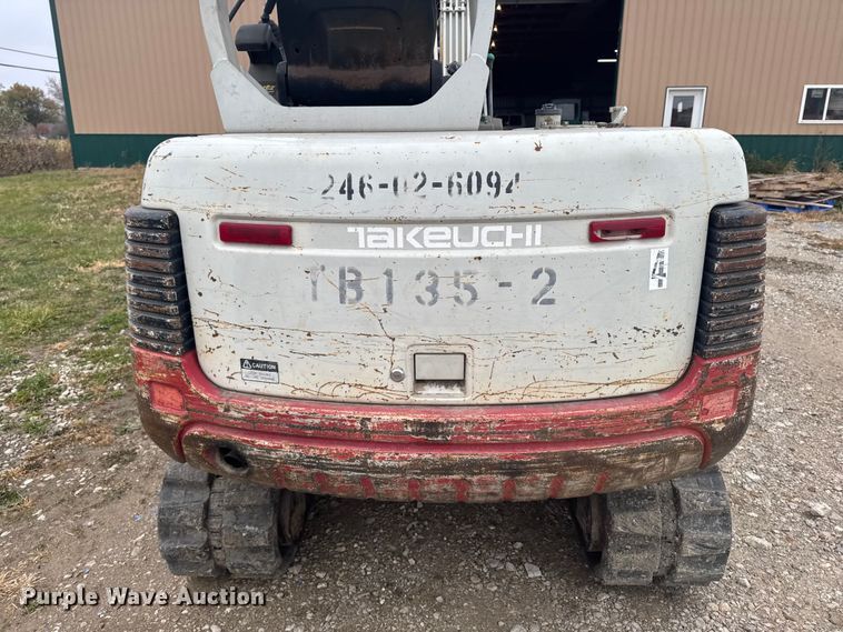 image for item EA2091 2006 Takeuchi TB135 mini excavator