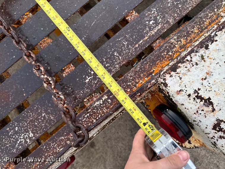 image for item EA2106 1979 Belshe utility trailer