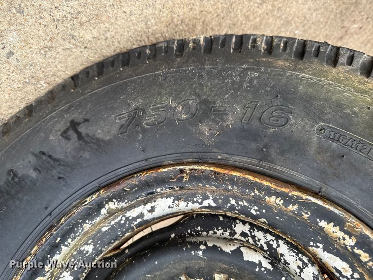 image for item EA2106 1979 Belshe utility trailer