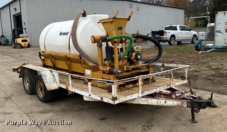 image for item EA2117 1993 Shop built equipment trailer with fluid mixing system