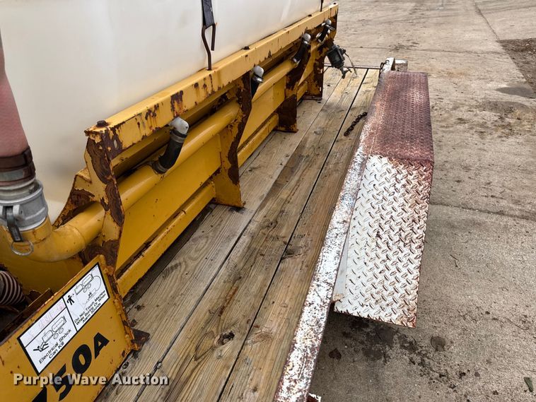 image for item EA2117 1993 Shop built equipment trailer with fluid mixing system