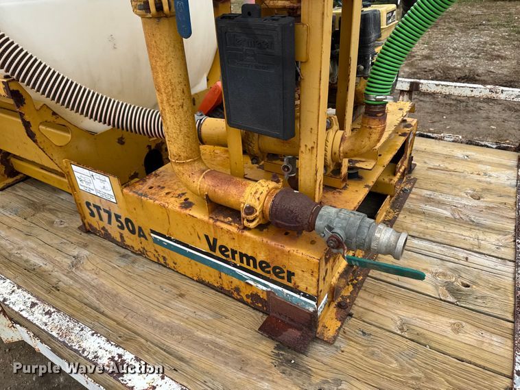 image for item EA2117 1993 Shop built equipment trailer with fluid mixing system