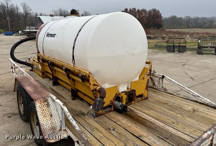 image for item EA2117 1993 Shop built equipment trailer with fluid mixing system