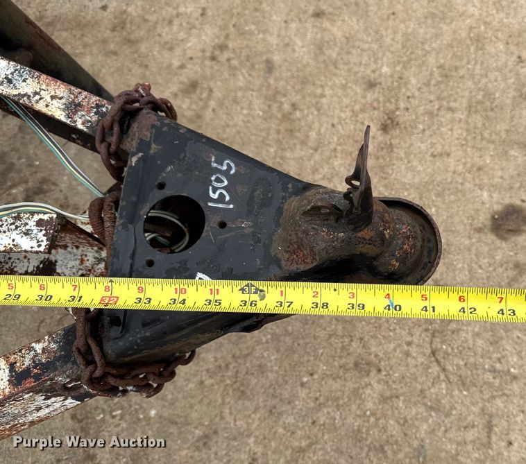 image for item EA2117 1993 Shop built equipment trailer with fluid mixing system