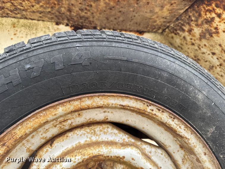 image for item EA2117 1993 Shop built equipment trailer with fluid mixing system