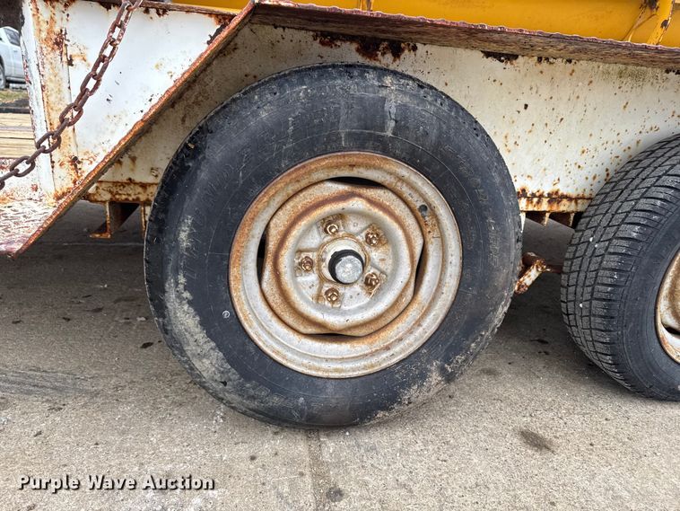 image for item EA2117 1993 Shop built equipment trailer with fluid mixing system