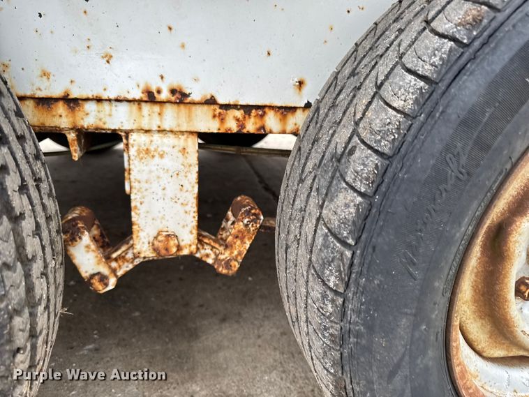 image for item EA2117 1993 Shop built equipment trailer with fluid mixing system