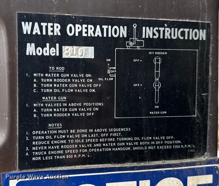 image for item EA2118 1990 International F2574 vacuum truck