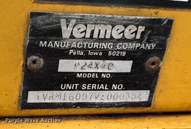 image for item EA2119 1997 Vermeer D24x40 directional boring unit