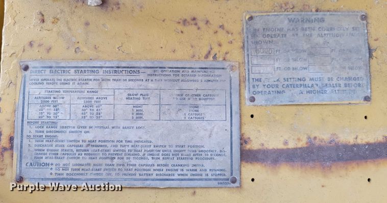 image for item EA2740 1973 Caterpillar 16 rigid frame motor grader