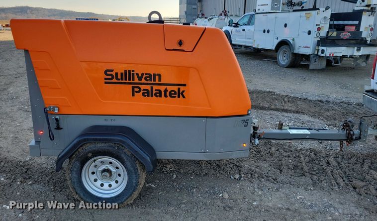 image for item EA2751 2022 Sullivan Palatek D185PKR air compressor