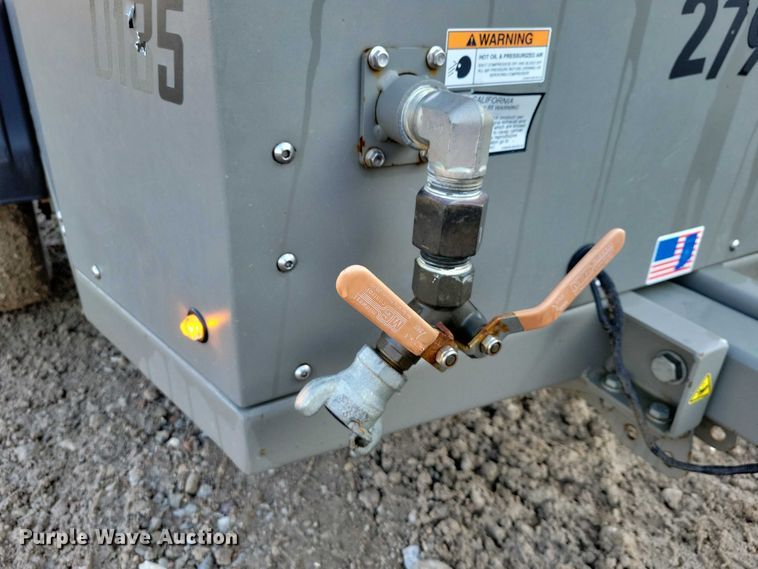 image for item EA2751 2022 Sullivan Palatek D185PKR air compressor