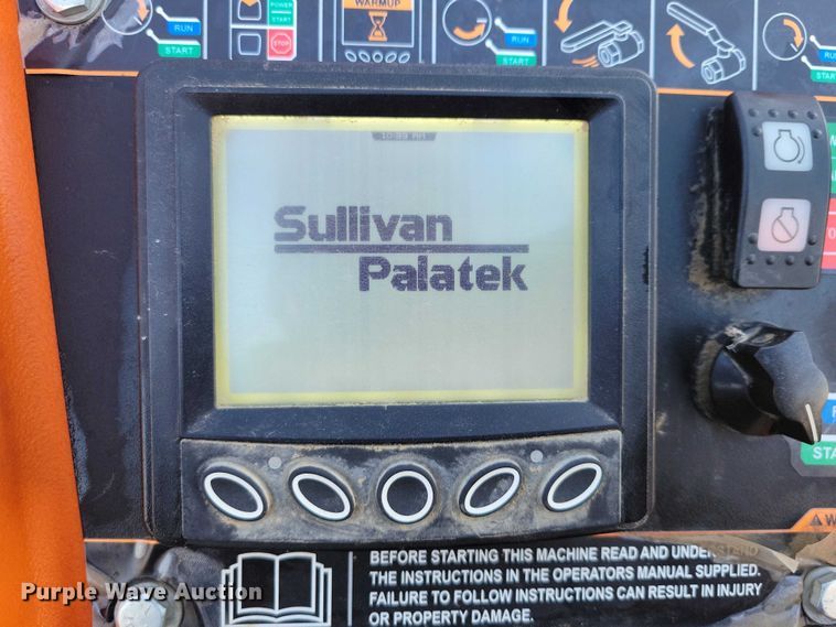 image for item EA2751 2022 Sullivan Palatek D185PKR air compressor