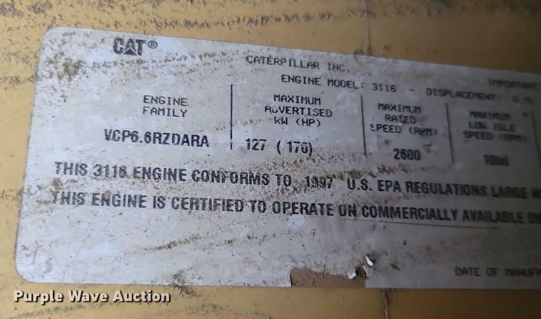 image for item EA2755 1998 Caterpillar 953C 