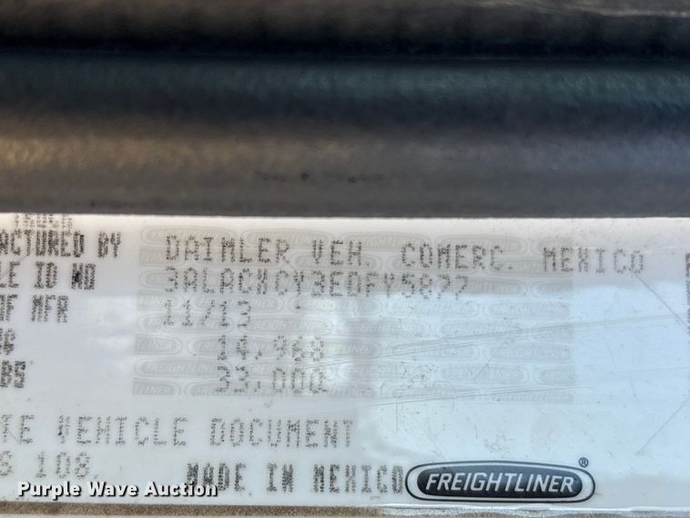 image for item EA6984 2014 Freightliner Business Class M2 utility / service truck