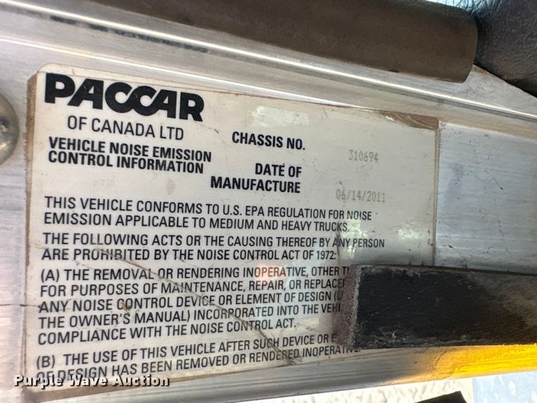 image for item EA6986 2012 Kenworth T370 utility / service truck