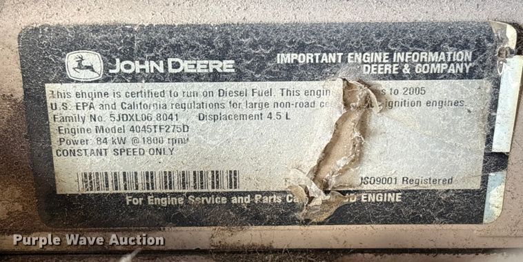 image for item EA7089 Whisperwatt DCA-85USJ generator