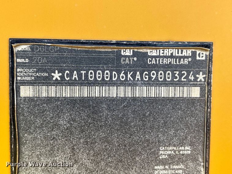 image for item EA7094 2020 Caterpillar D6 LGP dozer