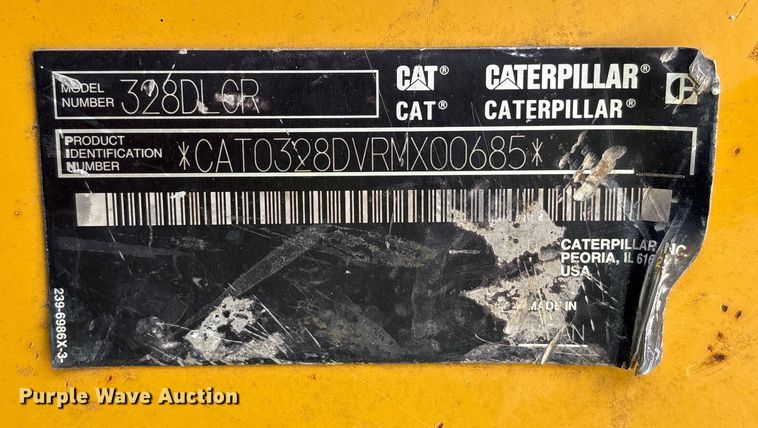 image for item EA7095 2013 Caterpillar 328D LCR excavator