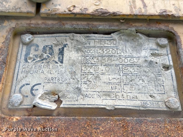 image for item EA7096 2018 Caterpillar 323 excavator